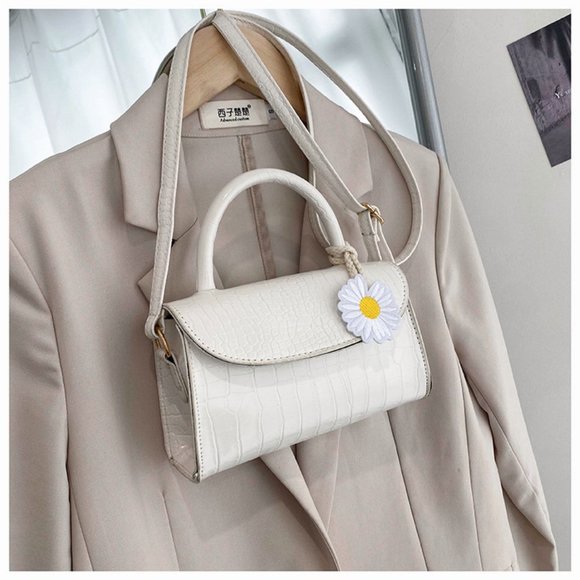 Crocodile pattern small bag new simple single shoulder bag - Picture 5 of 12